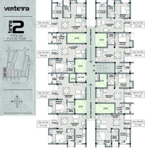 Project Image of 575.0 - 1233.0 Sq.ft 1 BHK Apartment for buy in Primex Verterra