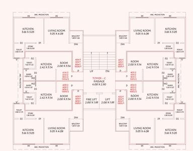 Project Image of 583.83 - 595.78 Sq.ft 2 BHK Apartment for buy in Zillion Sanskrut