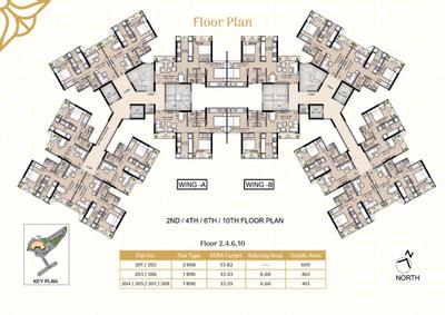 Project Image of 358.33 - 579.31 Sq.ft 1 BHK Apartment for buy in Mariyam Heritage
