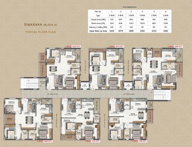 Project Image of 1079.0 - 2709.0 Sq.ft 2 BHK Apartment for buy in Jai Vaasavi Brundavanam III
