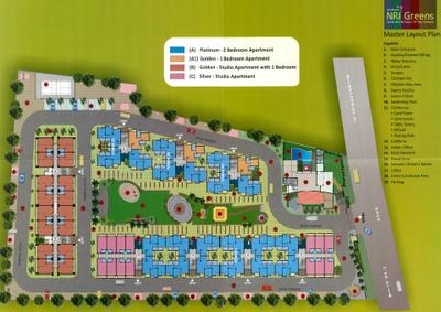 Project Image of 484.0 - 1173.0 Sq.ft 1 BHK Apartment for buy in Shri Radha NRI Greens