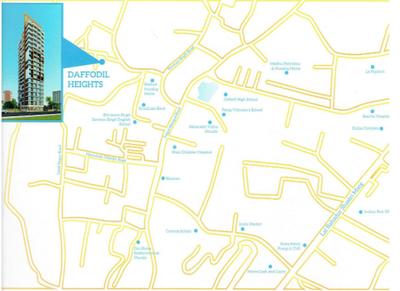 Project Image of 316.67 - 317.75 Sq.ft 1 BHK Apartment for buy in Shree Krishna Daffodil Heights