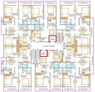 Project Image of 872.0 - 1469.0 Sq.ft 2 BHK Apartment for buy in Abhi Amba Tower