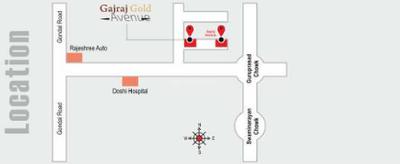 Project Image of 290.3 - 340.25 Sq.ft 1 BHK Apartment for buy in Gajraj Avenue Gold