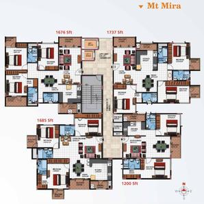 Project Image of 1185.0 - 1803.0 Sq.ft 2 BHK Apartment for buy in Vishnu Parimala Sunridge