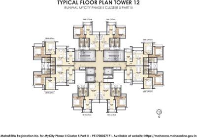 Project Image of 406.12 - 576.41 Sq.ft 1 BHK Apartment for buy in Runwal My City Phase II Cluster 05 Part I