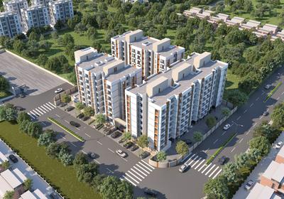 Project Image of 0.0 - 542.0 Sq.ft 2 BHK Apartment for buy in Samruddhi Skyrise 1