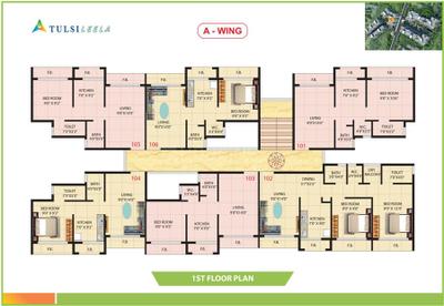 Project Image of 340.0 - 790.0 Sq.ft 1 BHK Apartment for buy in Tulsi Leela