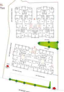 Shree Sunrise Avenue 3 Building A B Cluster Plan from 1st to 7th Floor 1