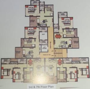 Project Image of 518.0 - 785.0 Sq.ft 1 BHK Apartment for buy in Shri Kalki Tulsi Tower