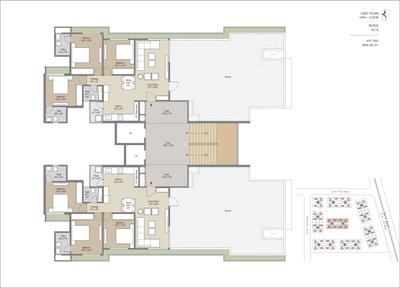 Project Image of 1815.0 - 2211.0 Sq.ft 3 BHK Apartment for buy in Rameshwar City