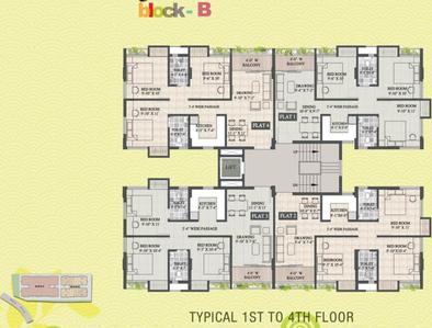 Project Image of 870.0 - 1118.0 Sq.ft 2 BHK Apartment for buy in Magnolia Elite