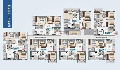 Project Image of 1105.0 - 1770.0 Sq.ft 2 BHK Apartment for buy in Sri Sai Nandana Regal