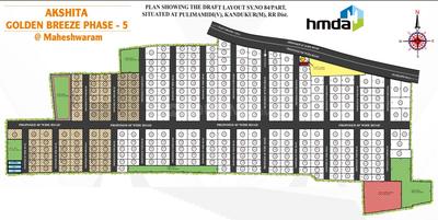 Project Image of 1647.0 - 2736.0 Sq.ft Residential Plot Plot for buy in Akshita Golden Breeze 5