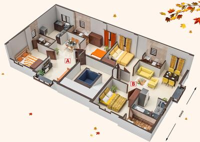 Project Image of 840.0 - 855.0 Sq.ft 2 BHK Apartment for buy in Vardhans Shelters Seasons