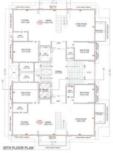 Project Image of 1134.62 - 2045.25 Sq.ft 3 BHK Apartment for buy in Siddhi Vinayak Divine Rivera