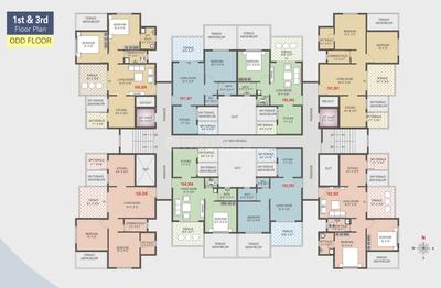 Project Image of 380.29 - 560.15 Sq.ft 1 BHK Apartment for buy in MKR Bhagirati Gloria
