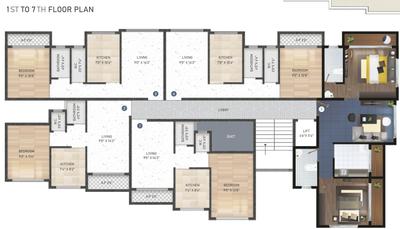 Project Image of 640 Sq.ft 1 BHK Apartment / Flat for sale in Ambernath West for Rs. 2650000