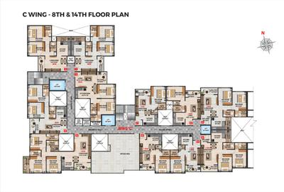 Project Image of 382.98 - 809.98 Sq.ft 1 BHK Apartment for buy in Amarnath River Nest Building A Wing C