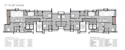 Project Image of 1117.0 - 2667.0 Sq.ft 3 BHK Apartment for buy in 96 Tagore
