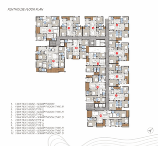 Project Image of 1676.05 - 2910.67 Sq.ft 3 BHK Penthouse for buy in Kanoi Prithvy Samsara