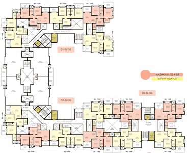 Project Image of 682.0 - 720.0 Sq.ft 2 BHK Apartment for buy in Sonigara Blue Dice D1 D2 And D3