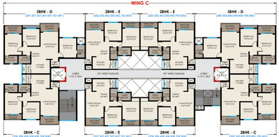 Project Image of 721.0 - 1472.0 Sq.ft 2 BHK Apartment for buy in Landmarkk Luxuria