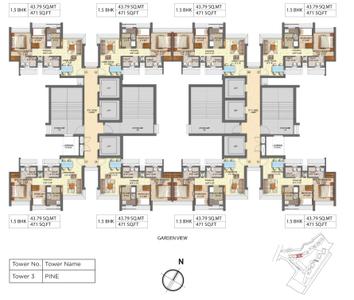 Project Image of 754 Sq.ft 2 BHK Apartment / Flat for sale in Kanjurmarg West for Rs. 21500000