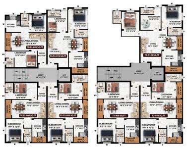 Project Image of 1365.0 - 1855.0 Sq.ft 3 BHK Apartment for buy in Viva Vibrant