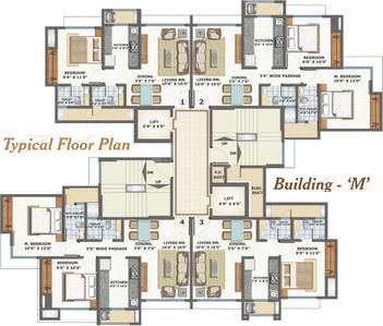 Project Image of 0.0 - 626.0 Sq.ft 2 BHK Apartment for buy in Bhoomi Acres M wing