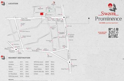 Project Image of 622.48 - 853.58 Sq.ft 2 BHK Apartment for buy in Swami Prominence