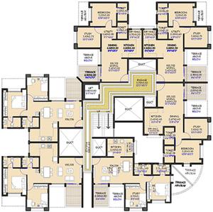 Project Image of 516.0 - 717.0 Sq.ft 2 BHK Apartment for buy in Yashada Life Vishakha Phase II