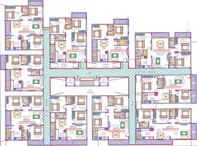 Project Image of 734.74 - 1610.0 Sq.ft 2 BHK Apartment for buy in V2 Vishanth