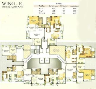Project Image of 650.0 - 927.0 Sq.ft 1 BHK Apartment for buy in Morya Realtors Mandar Avenue F II