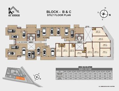 Project Image of 790.72 - 1075.86 Sq.ft 1 BHK Apartment for buy in KK Avenue
