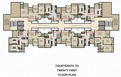 Project Image of 447.45 - 624.31 Sq.ft 1 BHK Apartment for buy in Tulip Heights