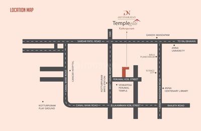 Devinarayan Temple Gate Location Plan 1