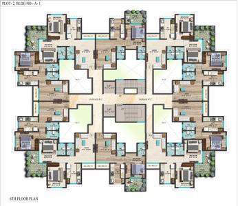 Project Image of 323.13 - 441.21 Sq.ft 1 BHK Apartment for buy in Tharwani Millennium City Phase I