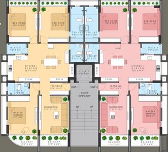 Project Image of 1248.08 - 1360.99 Sq.ft 3 BHK Apartment for buy in Om Aryaman Urbanville 1