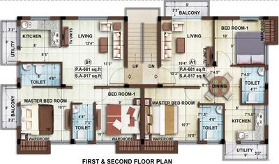 Project Image of 532.0 - 832.0 Sq.ft 1 BHK Apartment for buy in Avigna AHPL Eminence Apartment