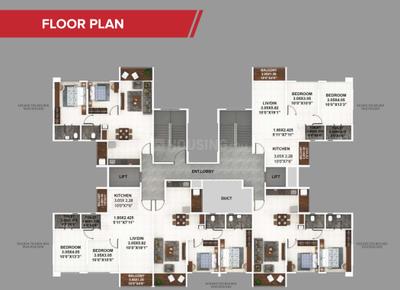 Project Image of 411.83 - 578.78 Sq.ft 1 BHK Apartment for buy in Kumar Palaash B