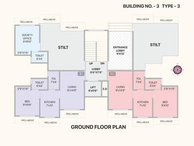 Project Image of 366.73 - 381.26 Sq.ft 1 BHK Apartment for buy in Ashoka Residency