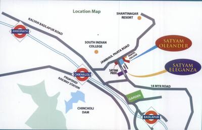 Project Image of 272.0 - 429.0 Sq.ft 1 BHK Apartment for buy in Satyam Oleander Wing A B F G H And J