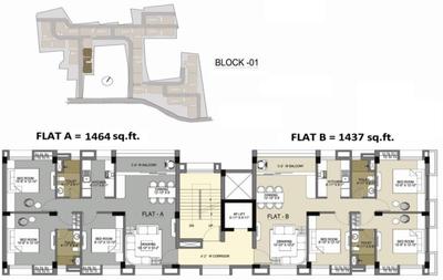 Project Image of 1214.0 - 1517.0 Sq.ft 2 BHK Apartment for buy in Sanjeeva Shree