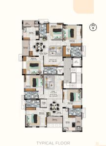 Project Image of 1457.0 - 1458.0 Sq.ft 3 BHK Apartment for buy in Nutech AURA