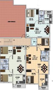 Project Image of 594.0 - 1053.0 Sq.ft 1 BHK Apartment for buy in Evvi Grace