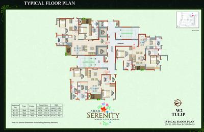 Project Image of 938.0 - 1453.0 Sq.ft 2 BHK Apartment for buy in Ahad Serenity