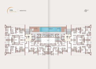 Project Image of 1379.21 - 1869.878 Sq.ft 2 BHK Apartment for buy in One Rise