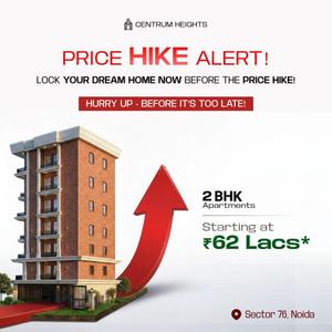 Project Image of 977.0 - 1077.0 Sq.ft 2 BHK Apartment for buy in Om Centrum Heights I