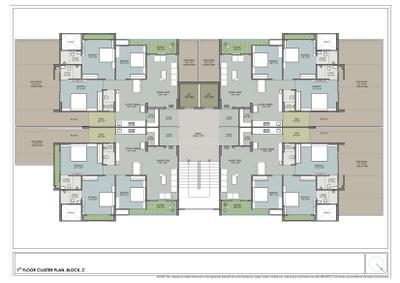 Project Image of 911.81 - 987.8 Sq.ft 3 BHK Apartment for buy in Saffron Flora